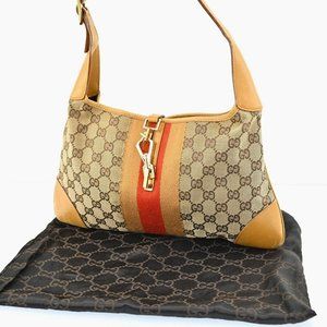 Auth Gucci Sherry Line Shoulder Bag #44995G25B